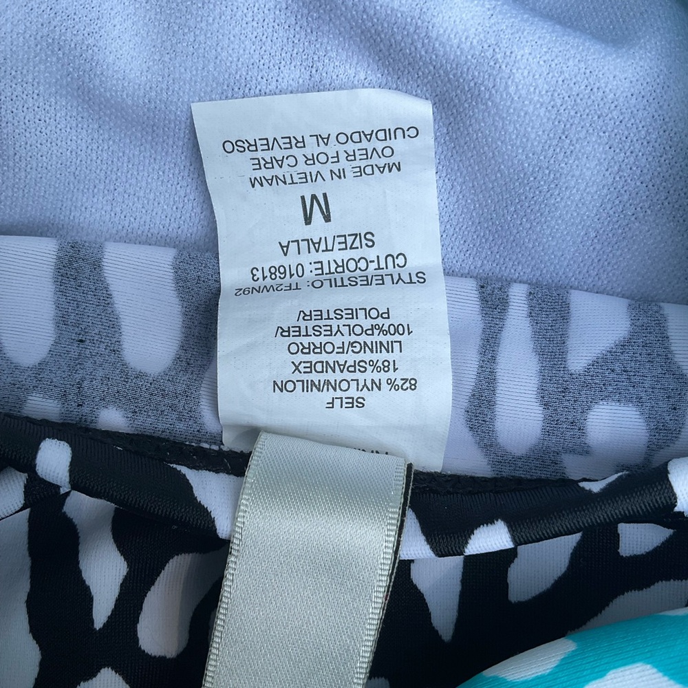 24th & Ocean Black and White Sailor Collar Blouse with Tie Front - Picture 8 of 9